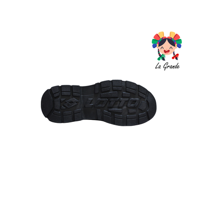 9H518013 LOTTO Negro Gris Tenis Casual para Dama