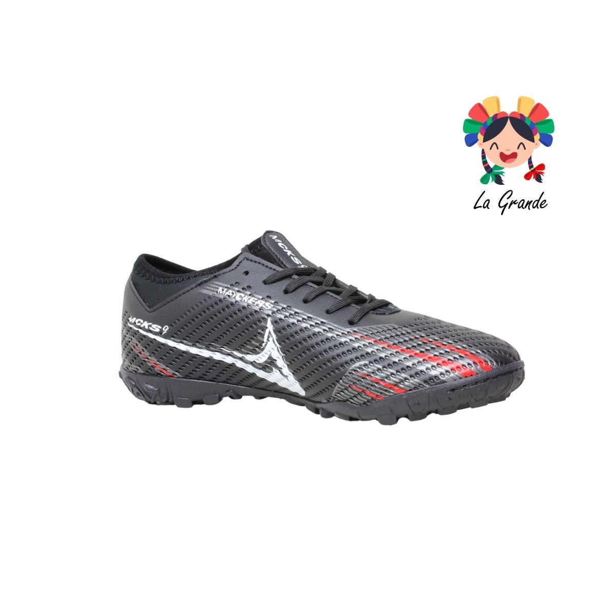 1252 MAYCKERS Ngo Oxf Rojo Sint  tenis para Fútbol Rápido para Niño y Caballero
