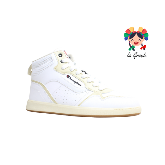 Lore Hi CHAMPION Blanco Beige Tenis Casual Importado Original para Caballero