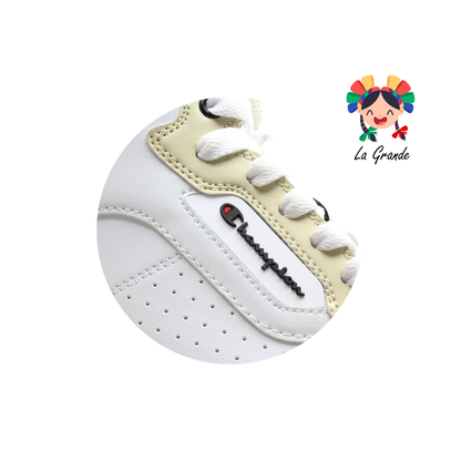 Lore Hi CHAMPION Blanco Beige Tenis Casual Importado Original para Caballero