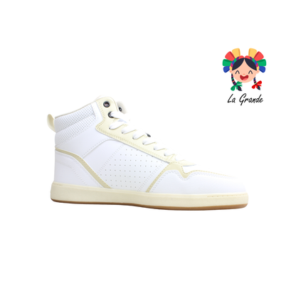 Lore Hi CHAMPION Blanco Beige Tenis Casual Importado Original para Caballero