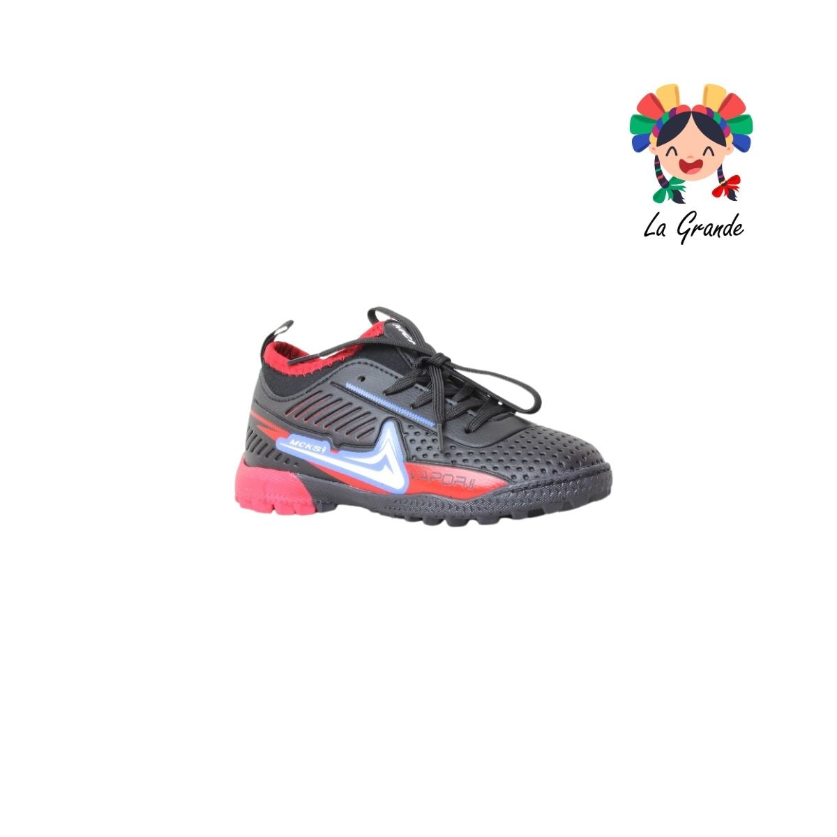 1259 MAYCKERS Ngo Rojo Rey Tenis de Fútbol Rápido para Niño