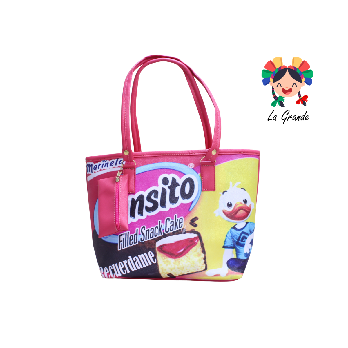 060 GANSITO LUCCIANA Bolsa Rosa Multi Casual para Dama