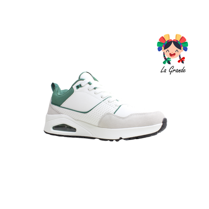 Uno Retro One SKECHERS Verde Blanco Tenis Deportivo con Válvula Importado Original para Dama y Joven