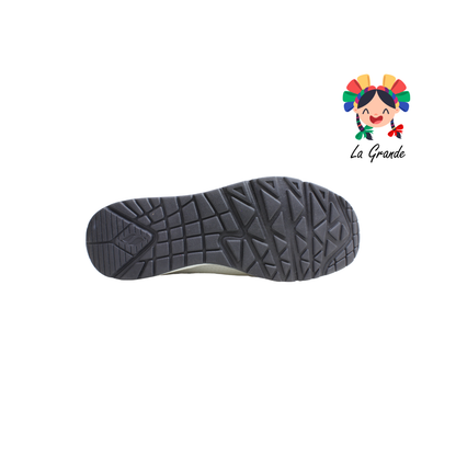 Uno Retro One SKECHERS Verde Blanco Tenis Deportivo con Válvula Importado Original para Dama y Joven