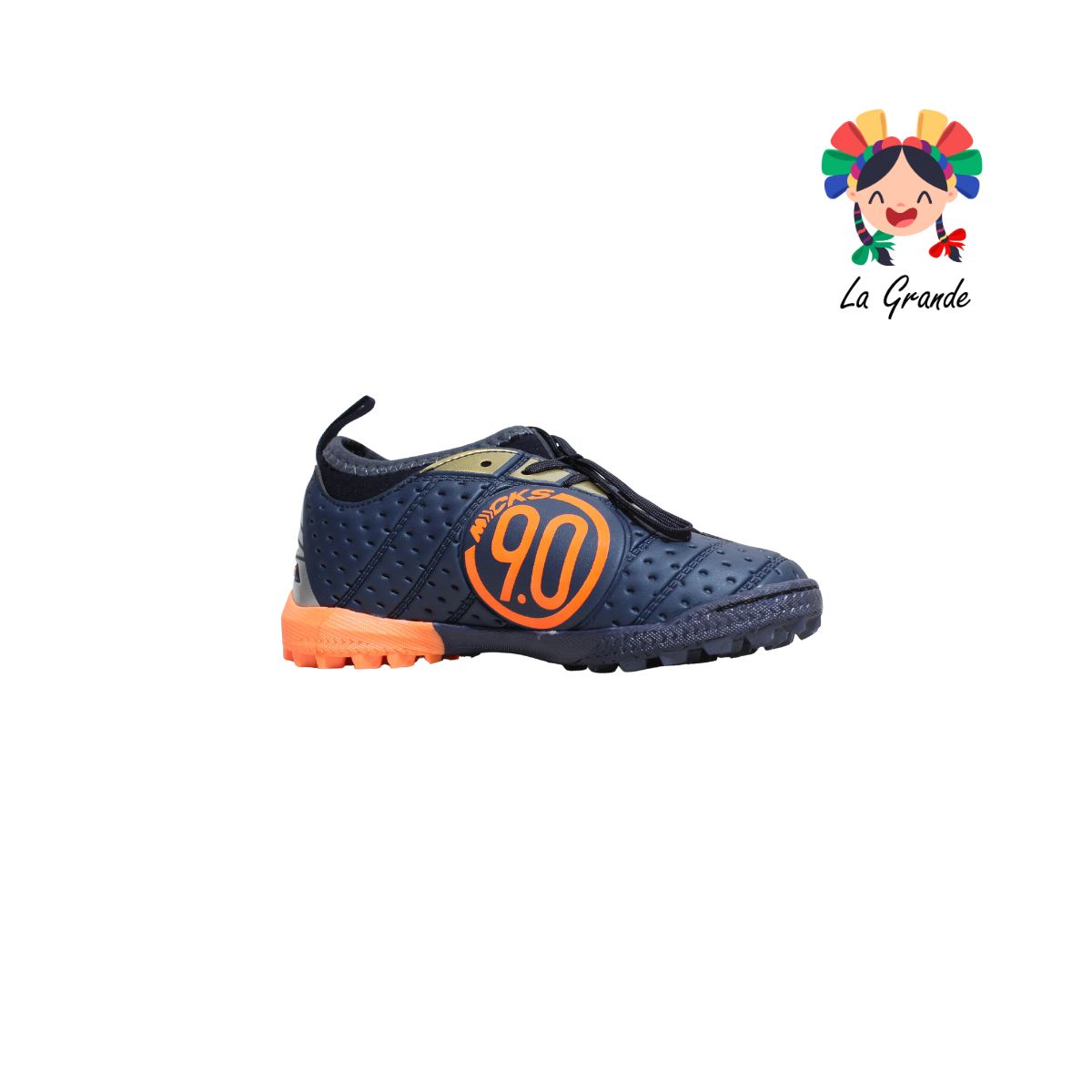 1263 MAYCKERS Mno Oro Plata Sint Tenis de Fútbol Rápido para Niño