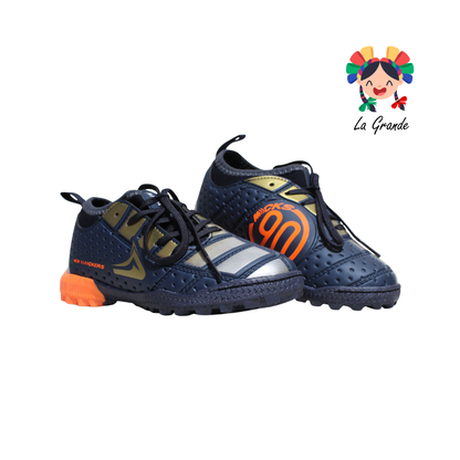 1263 MAYCKERS Mno Oro Plata Sint Tenis de Fútbol Rápido para Niño