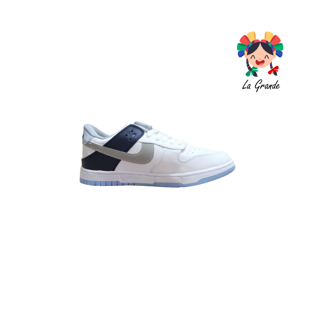 824 CUPRA Bco Gris Ciela Sint Tenis Casual  para Dama y Joven
