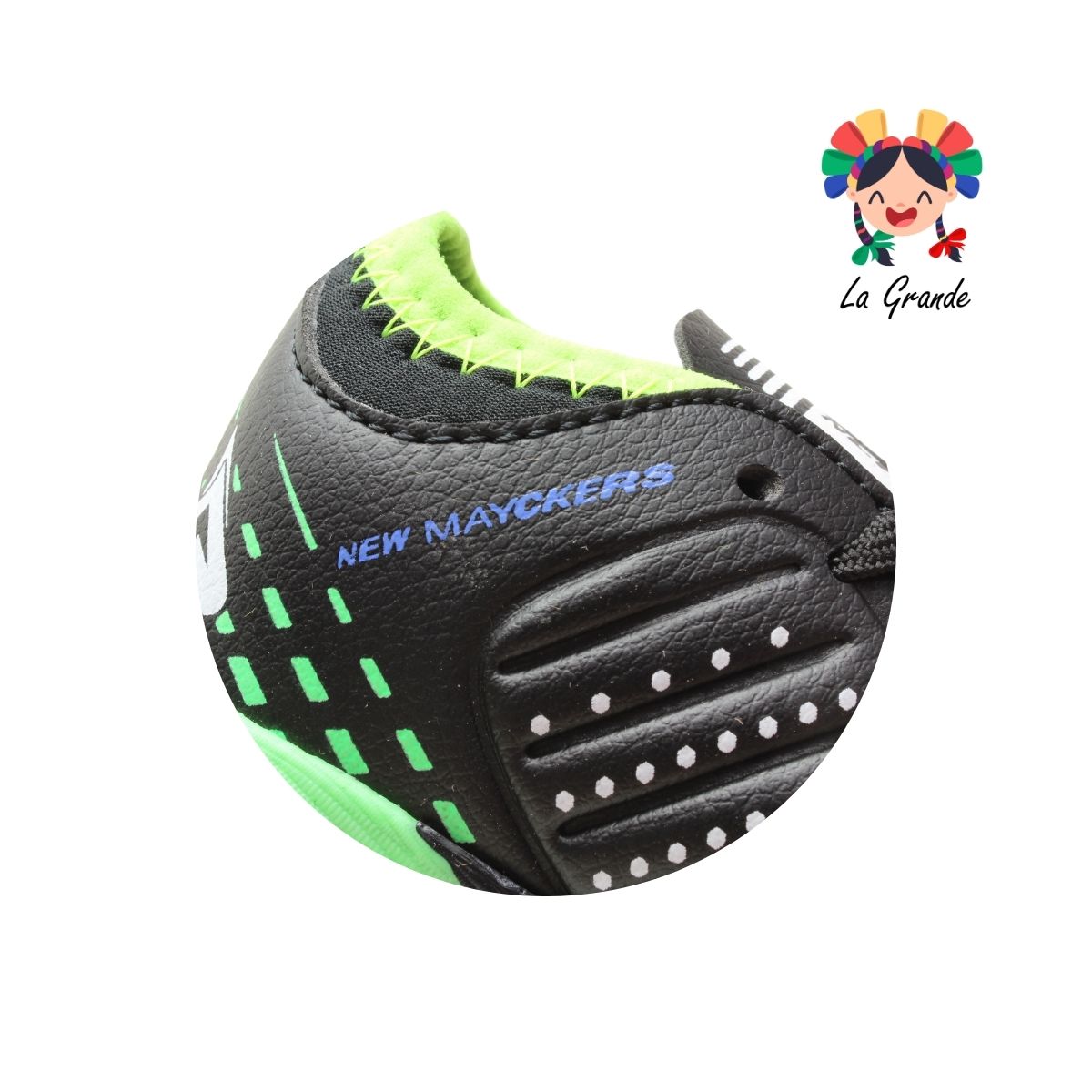 1273 MAYCKERS Negro Manzana Tenis de Fútbol Rápido para Niño
