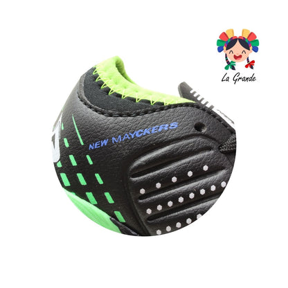 1273 MAYCKERS Negro Manzana Tenis de Fútbol Rápido para Niño