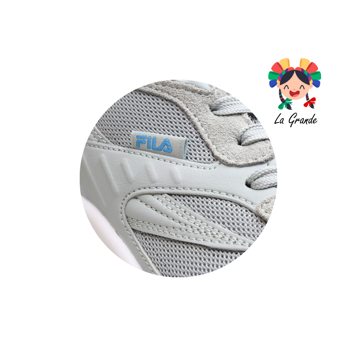 Dynamix Viz 2.5 FILA Gris Blanco Tenis Deportivo Importado Original para Dama