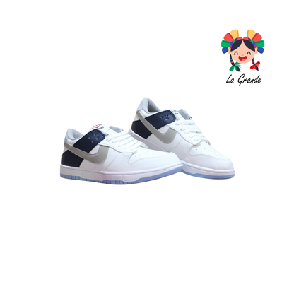 824 CUPRA Bco Gris Ciela Sint Tenis Casual  para Dama y Joven