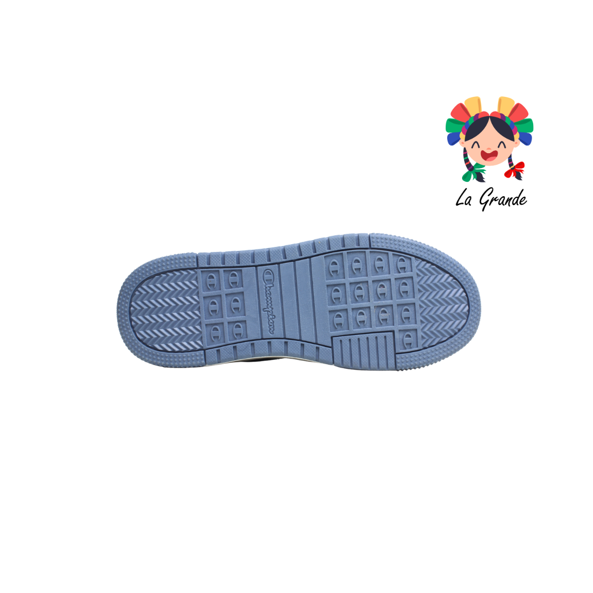 Denim Pro CHAMPION Azul Blanco Tenis Casual Importado Original para Dama