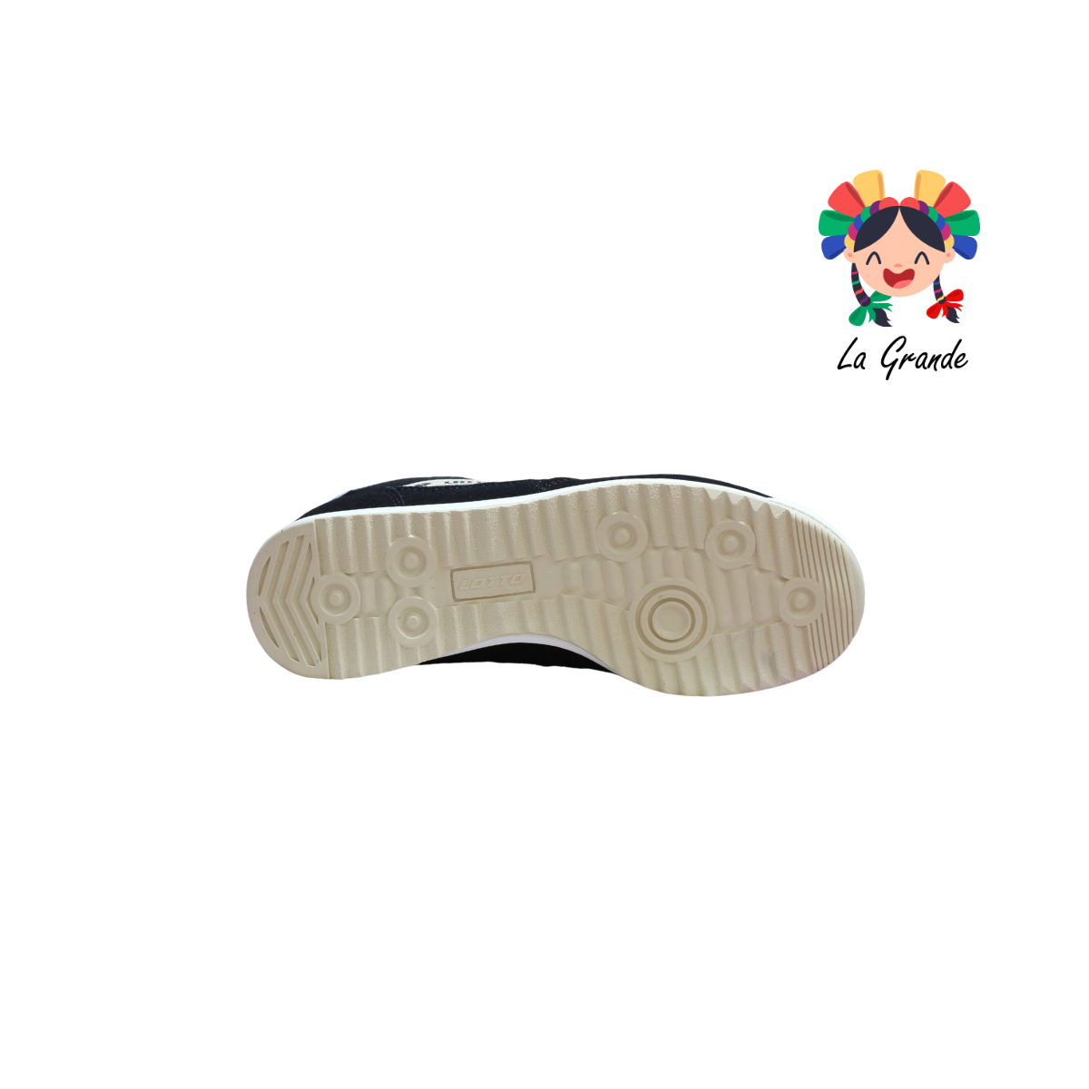 9H597022 LOTTO Negro Beige Tenis Casual para Dama