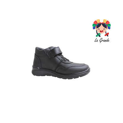 20013 RODRISAN Negro Sint Zapato Escolar para Niño