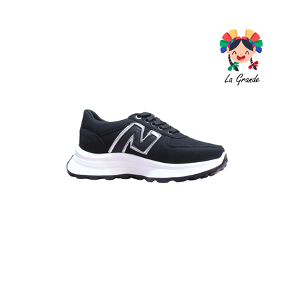 909 WILDCAT Negro Tenis Casual para Dama