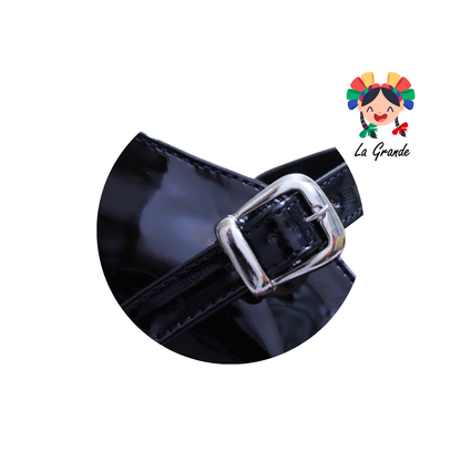 1301 MARI ROSS Negro Charol Zapato Escolar para Dama