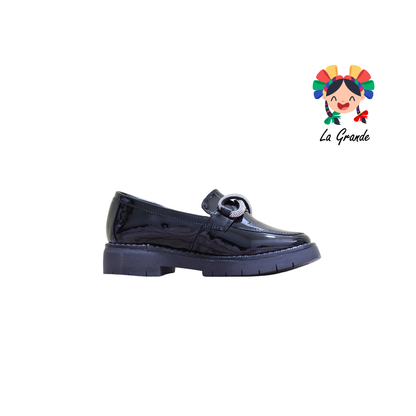 1305 MARI ROSS Negro Charol Zapato Escolar para Dama