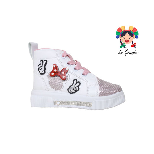 1309 ANDRE LOV Rosa Sint Tenis Casual para Niña