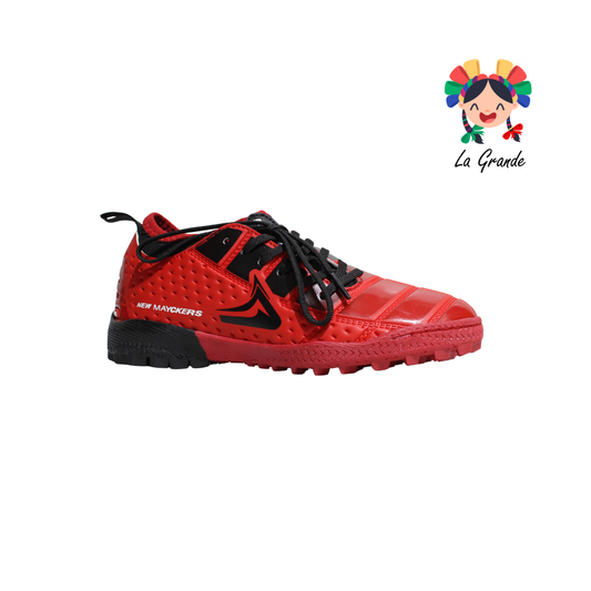 1263 MAYCKERS Rojo Ngo Rojo Sint Tenis de Fútbol Rápido para Caballero