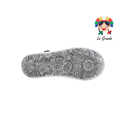 010859 PANAM Bco Negro Sint Tenis Bota para Dama,Joven y Caballero Nacional Original