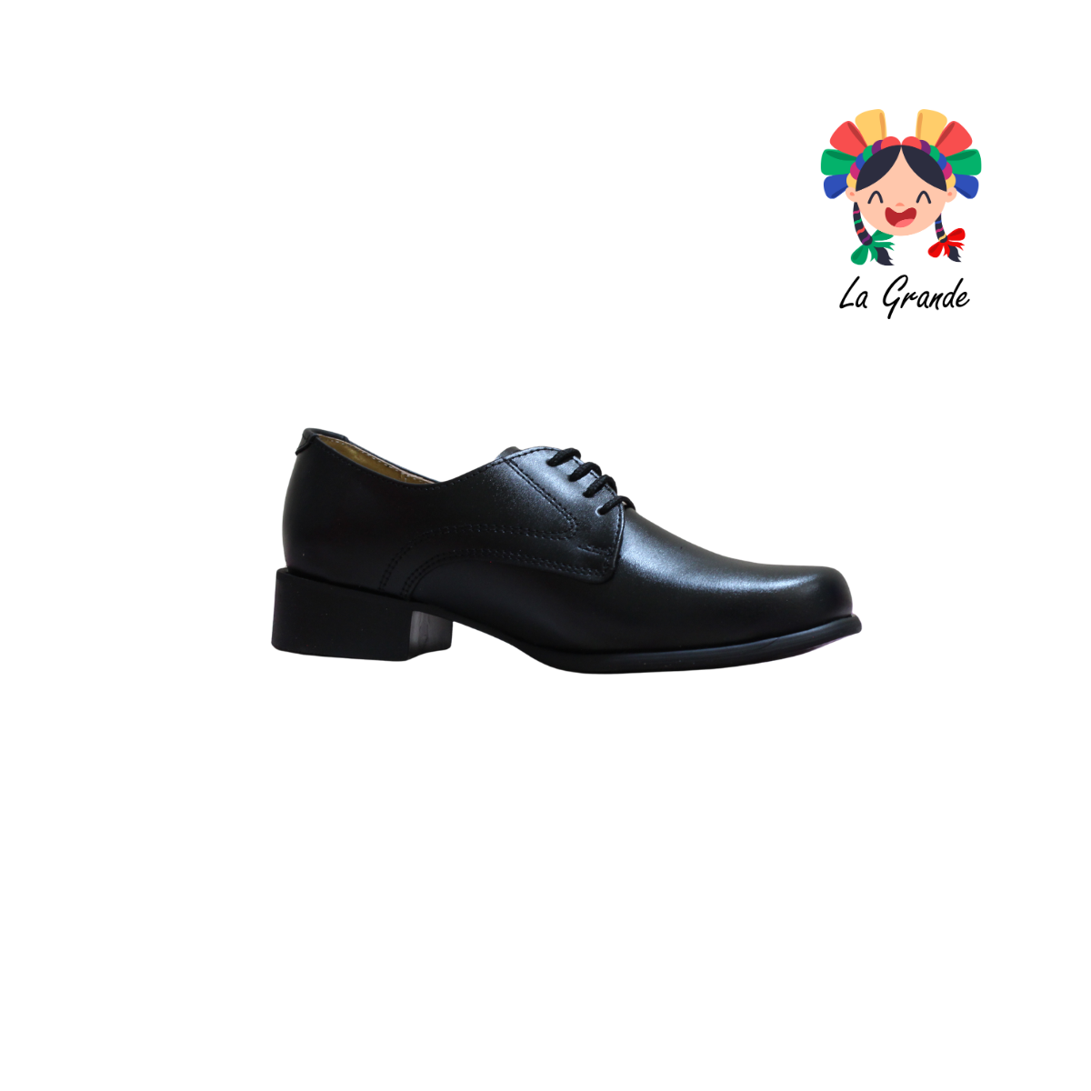 080 MABEL Negro Piel Zapato Casual para Dama