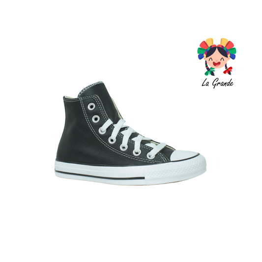 TAYLOR CONVERSE Negro Piel Tenis Bota Importado Original para Dama, Joven, Caballero