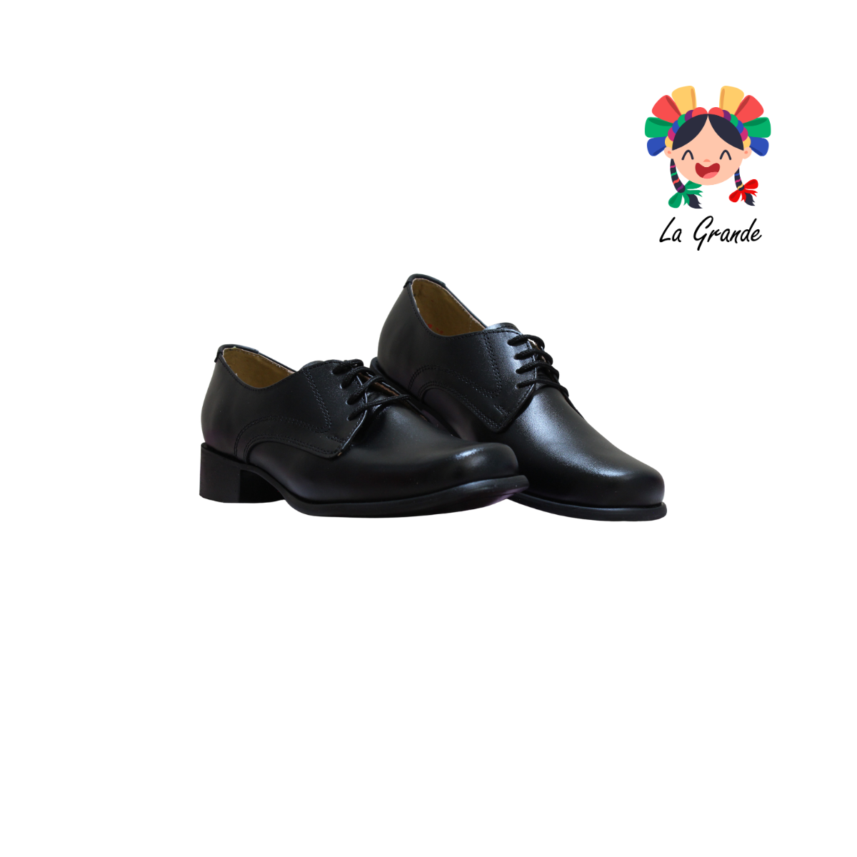 080 MABEL Negro Piel Zapato Casual para Dama