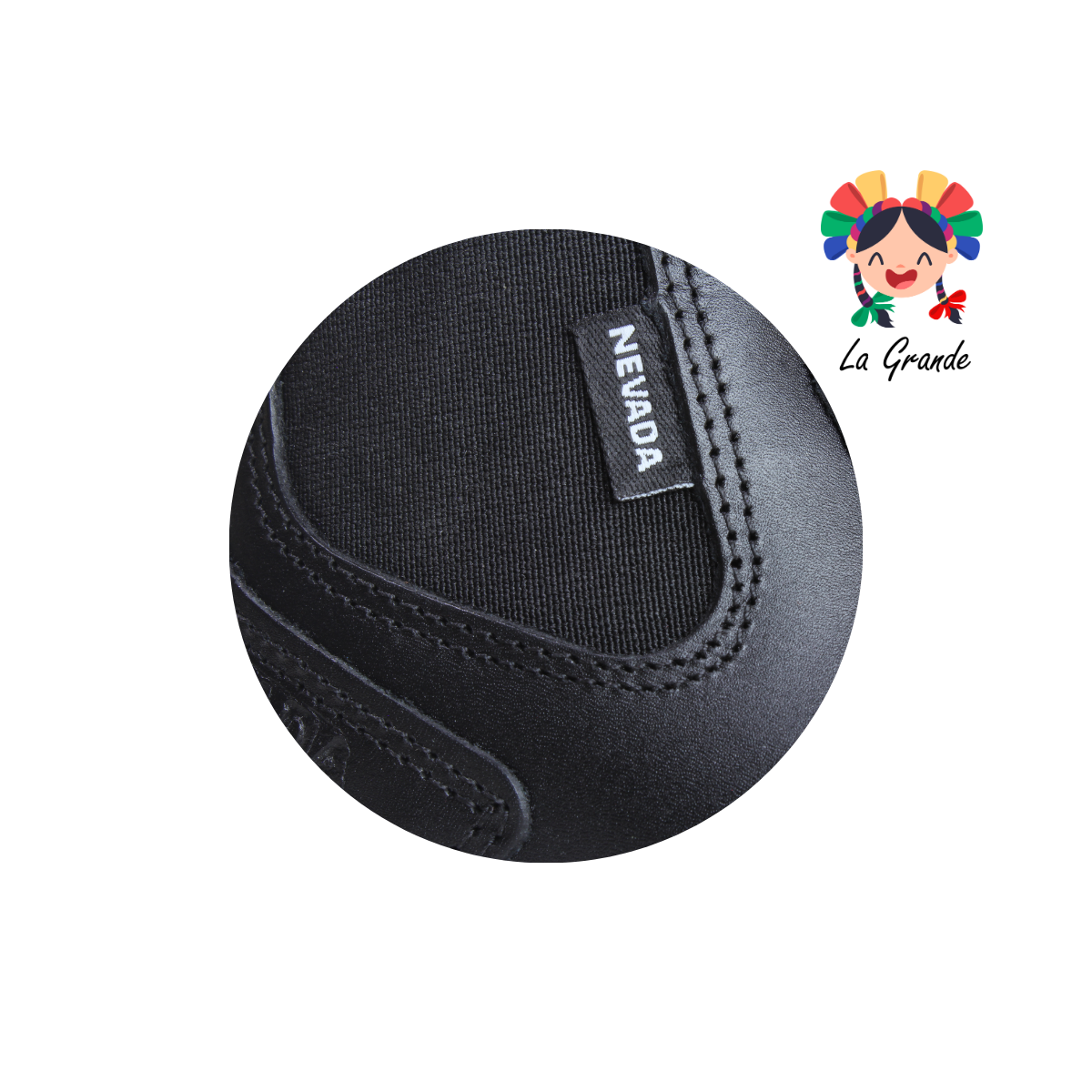13351 NEVADA Negro Piel Bota Casual para Niño
