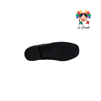 080 MABEL Negro Piel Zapato Casual para Dama