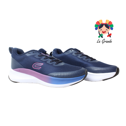 A7908J COURT Marino Morado Tenis Deportivo para Dama