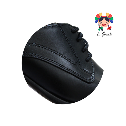 080 MABEL Negro Piel Zapato Casual para Dama