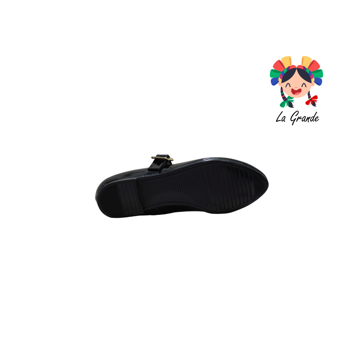 1010 CAPRICHOSA Negro Charol Balerina para Dama