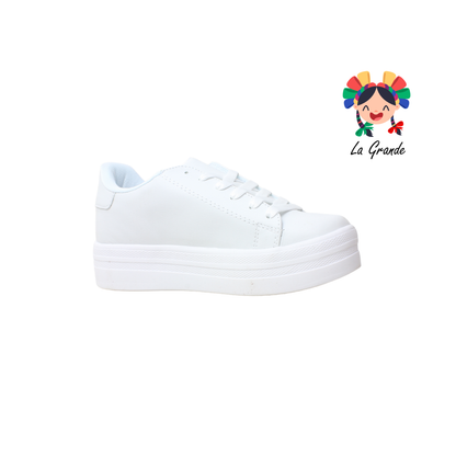 1350 CHAMPS Blanco Fiusha Sint Tenis Casual para Dama