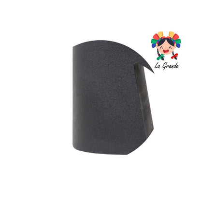 1351 SAO PAULO Negro Textil Bota Larga para Dama