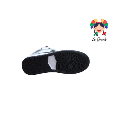 FORCE X-PLOD Gris Bco Ngo Sintético Tenis para Niño y Caballero