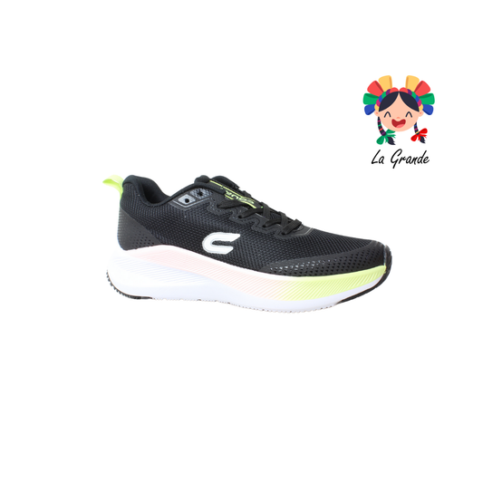 A7908J COURT Negro Lima Tenis Deportivo para Dama