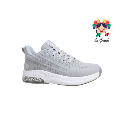 023W JERKO Gris Tenis Deportivo para Dama, Jóven y Caballero