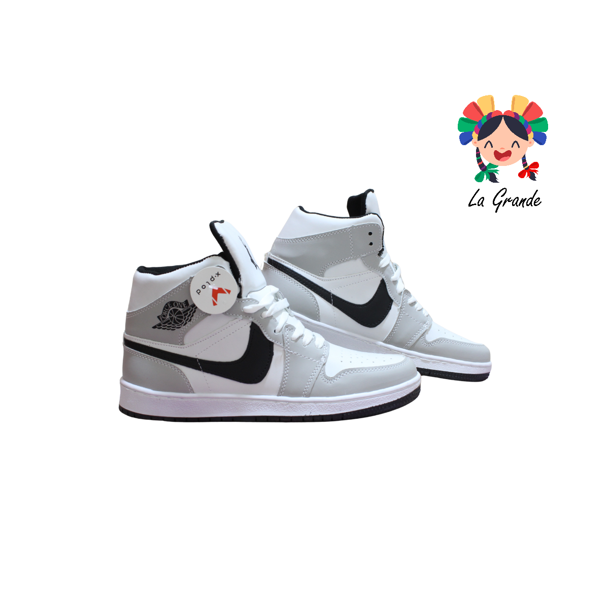 FORCE X-PLOD Gris Bco Ngo Sintético Tenis para Niño y Caballero