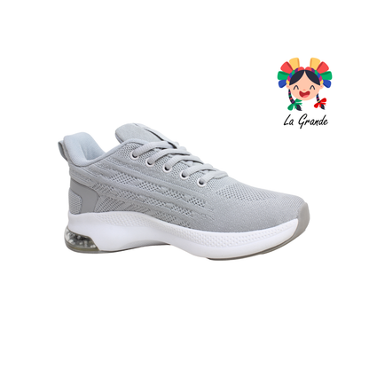 023W JERKO Gris Tenis Deportivo para Dama, Jóven y Caballero