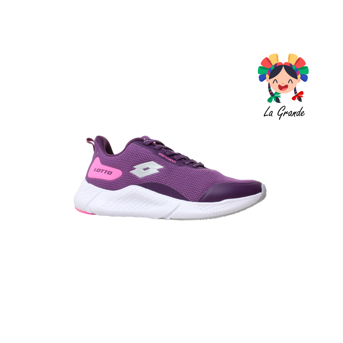 9H442558 LOTTO Apolo Plum Tenis Deportivo para Dama