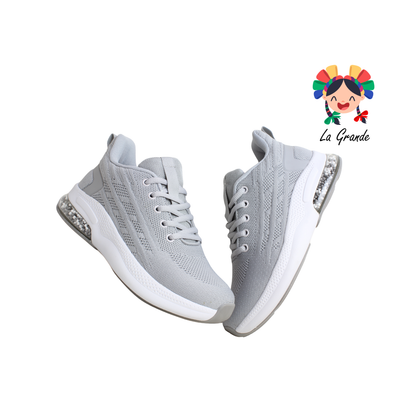 023W JERKO Gris Tenis Deportivo para Dama, Jóven y Caballero