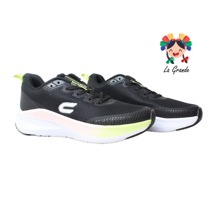 A7908J COURT Negro Lima Tenis Deportivo para Dama