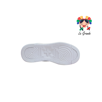 9H587189 LOTTO Blanco Gris Lila Tenis Casua para Dama