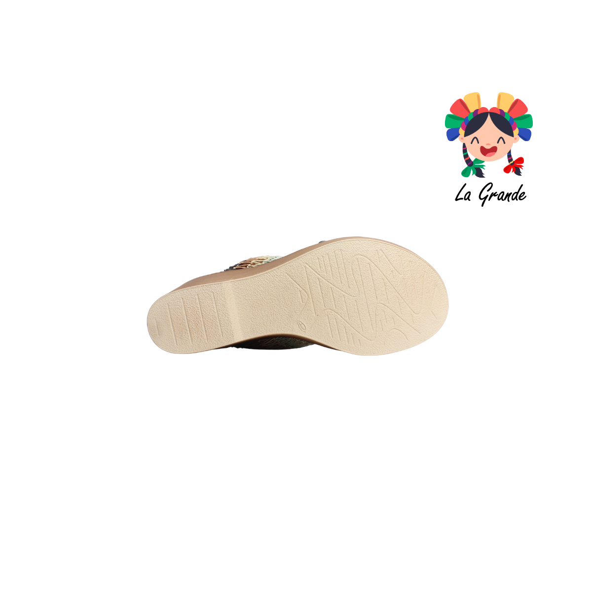 055 ROJO CEREZA Negro Napa Sandalia con Plataforma para Dama