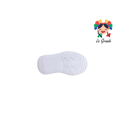 T3-03 DANIELS Blanco Lila Lumino Tenis Casual para Bebé
