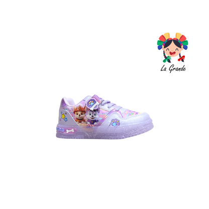 700 Perro ON KIDS Lila Multicolor Sint Tenis con Luces Led para Niña