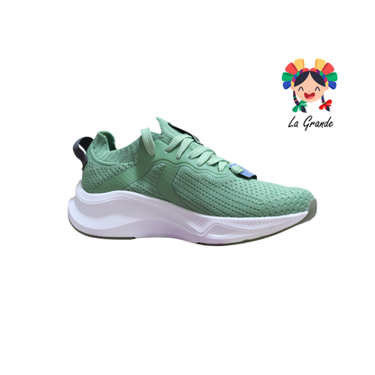 9H560770 LOTTO Verde Agua Tenis Casual para Dama