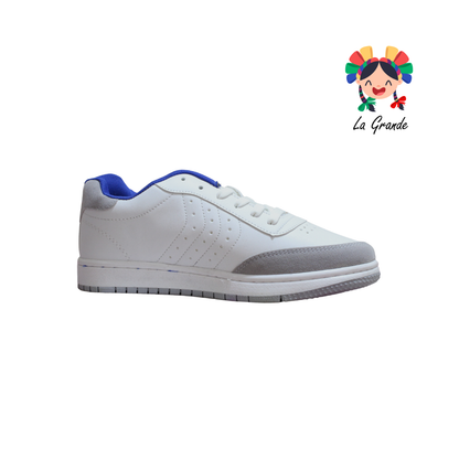 338 BOOST Bco Rey Rojo Napa Tenis Casual para Caballero