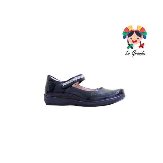 14005 LUPITAS Negro Charol Zapato Escolar para Dama